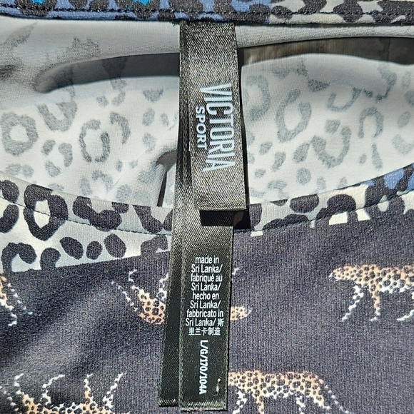 Stylish Blue and Black Animal Print Dress - Picture 2 of 3